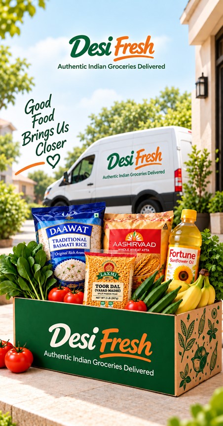 Fresh Desi groceries and pantry essentials